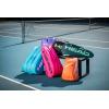 HEAD Tour Racquet Bag S (3R) Tennis Bag – Holds 3 Racquets, Reflective Fabric, Backpack Carry System, External Phone Pocket & Accessory Storage(Pink)