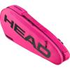HEAD Tour Racquet Bag S (3R) Tennis Bag – Holds 3 Racquets, Reflective Fabric, Backpack Carry System, External Phone Pocket & Accessory Storage(Pink)