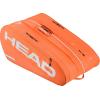 HEAD Tour Racquet Bag XL (12R) Tennis Bag – Holds Up to 12 Racquets, CCT+ Climate Control Technology, 3 Main Compartments, Shoe Pocket & Backpack Carry System(Orange)