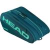 HEAD Tour Racquet Bag XL (12R) Tennis Bag – Holds Up to 12 Racquets, CCT+ Climate Control Technology, 3 Main Compartments, Shoe Pocket & Backpack Carry System(Green)