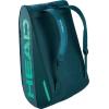 HEAD Tour Racquet Bag XL (12R) Tennis Bag – Holds Up to 12 Racquets, CCT+ Climate Control Technology, 3 Main Compartments, Shoe Pocket & Backpack Carry System(Green)