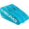 HEAD Tour Racquet Bag XL (12R) Tennis Bag – Holds Up to 12 Racquets, CCT+ Climate Control Technology, 3 Main Compartments, Shoe Pocket & Backpack Carry System(Blue)