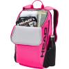 HEAD Tour Tennis Backpack 25L – Holds 2 Racquets, Shoe Compartment, Phone Pocket, Water Bottle & Ball Can Pockets(Pink)