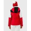 HEAD Women’s Element Insulated Ski Jacket – Waterproof, Mechanical Stretch, Detachable Hood, Snow Gaiter(Red  Black)