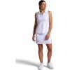 HEAD Women’s Golf Skort, Standard Fit, 17” Inseam, Mid-Rise, Stretch Lightweight Fabric(Stark White)