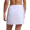 HEAD Women’s Golf Skort, Standard Fit, 17” Inseam, Mid-Rise, Stretch Lightweight Fabric(Stark White)