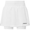 HEAD Women’s Play Skort – Performance Stretch Tennis Skirt with Built-in Shorts & Moisture-Wicking Fabric(White)