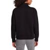 HEAD Women’s Supersoft Fleece Half-zip, Relaxed Fit, Midweight Fleece Material(Black)