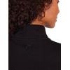HEAD Women’s Supersoft Fleece Half-zip, Relaxed Fit, Midweight Fleece Material(Black)