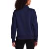 HEAD Women’s Supersoft Fleece Half-zip, Relaxed Fit, Midweight Fleece Material(Dress Blue)