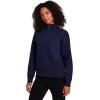 HEAD Women’s Supersoft Fleece Half-zip, Relaxed Fit, Midweight Fleece Material(Dress Blue)