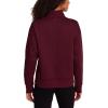HEAD Women’s Supersoft Fleece Half-zip, Relaxed Fit, Midweight Fleece Material(Windsor Wine)