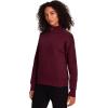 HEAD Women’s Supersoft Fleece Half-zip, Relaxed Fit, Midweight Fleece Material(Windsor Wine)