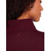HEAD Women’s Supersoft Fleece Half-zip, Relaxed Fit, Midweight Fleece Material(Windsor Wine)