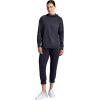 HEAD Women’s Tally Brushback Hoodie, Relaxed Fit, Stretch Midweight Material, Moisture-wicking(Black Heather)