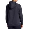 HEAD Women’s Tally Brushback Hoodie, Relaxed Fit, Stretch Midweight Material, Moisture-wicking(Black Heather)