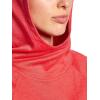 HEAD Women’s Tally Brushback Hoodie, Relaxed Fit, Stretch Midweight Material, Moisture-wicking(Cayenne Heather)