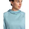 HEAD Women’s Tally Brushback Hoodie, Relaxed Fit, Stretch Midweight Material, Moisture-wicking(Tourmaline Heather)