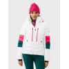 HEAD womens Clairice Jacket Women(White  Pink  Teal)
