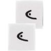 Head 2.5 Inch Tennis Wristband 2 Pack White (White)