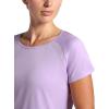 Head Women’s Ace Mesh Crewneck T-Shirt, Standard Fit, Lightweight and Breathable Material(Lavendula)
