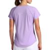 Head Women’s Ace Mesh Crewneck T-Shirt, Standard Fit, Lightweight and Breathable Material(Lavendula)