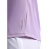 Head Women’s Ace Mesh Crewneck T-Shirt, Standard Fit, Lightweight and Breathable Material(Lavendula)
