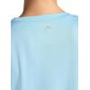 Head Women’s Aura Long Sleeve Top, Slim Fit, Stretch Lightweight Material(Aquamarine Heather)