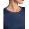 Head Women’s Aura Long Sleeve Top, Slim Fit, Stretch Lightweight Material(Dress Blue Heather)