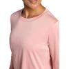 Head Women’s Aura Long Sleeve Top, Slim Fit, Stretch Lightweight Material(Mellow Rose Heather)