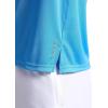 Head Women’s Backspin Crewneck T-Shirt, Slim Fit, Lightweight and Breathable Mesh Fabric(Azure Blue)