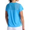 Head Women’s Backspin Crewneck T-Shirt, Slim Fit, Lightweight and Breathable Mesh Fabric(Azure Blue)
