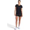 Head Women’s Backspin Crewneck T-Shirt, Slim Fit, Lightweight and Breathable Mesh Fabric(Black)