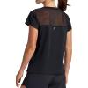 Head Women’s Backspin Crewneck T-Shirt, Slim Fit, Lightweight and Breathable Mesh Fabric(Black)