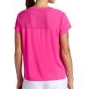 Head Women’s Backspin Crewneck T-Shirt, Slim Fit, Lightweight and Breathable Mesh Fabric(Proud Pink)