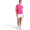 Head Women’s Backspin Crewneck T-Shirt, Slim Fit, Lightweight and Breathable Mesh Fabric(Proud Pink)