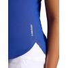 Head Women’s Balance V-Neck Tank Top, Relaxed Fit, Stretch Midweight Material(Mazarine Blue)