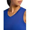 Head Women’s Balance V-Neck Tank Top, Relaxed Fit, Stretch Midweight Material(Mazarine Blue)