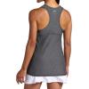 Head Women’s Break Point Tank Top, Slim Fit, Lightweight Heathered Material(Black Heather)
