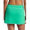 Head Women’s Breakpoint Piping Skort, Standard Fit, Mid-Rise, Stretch Midweight Material, Built-in Compression Shorts(Holly Green)