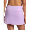 Head Women’s Breakpoint Piping Skort, Standard Fit, Mid-Rise, Stretch Midweight Material, Built-in Compression Shorts(Lavendula)