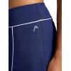 Head Women’s Breakpoint Piping Skort, Standard Fit, Mid-Rise, Stretch Midweight Material, Built-in Compression Shorts(Medieval Blue)