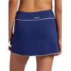 Head Women’s Breakpoint Piping Skort, Standard Fit, Mid-Rise, Stretch Midweight Material, Built-in Compression Shorts(Medieval Blue)