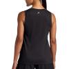 Head Women’s Cooldown Tank Top, Relaxed Fit, Stretch Lightweight Jacquard Material(Black)