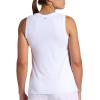 Head Women’s Cooldown Tank Top, Relaxed Fit, Stretch Lightweight Jacquard Material(Stark White)