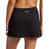 Head Women’s Crosscourt Mesh Panel Skort, Standard Fit, 13” Inseam, Built-in Compression Shorts with Pockets(Black)