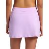 Head Women’s Crosscourt Mesh Panel Skort, Standard Fit, 13” Inseam, Built-in Compression Shorts with Pockets(Lavendula)
