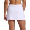Head Women’s Crosscourt Mesh Panel Skort, Standard Fit, 13” Inseam, Built-in Compression Shorts with Pockets(Stark White)