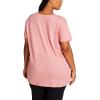Head Women’s Crossed Racquets Crewneck Top, Relaxed Fit, Lightweight Jersey Material(Rose Elegance)