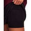 Head Women’s Half Swing Mesh Skort, Relaxed Fit, 13” Inseam, Built-in Compression Shorts with Pockets(Black)